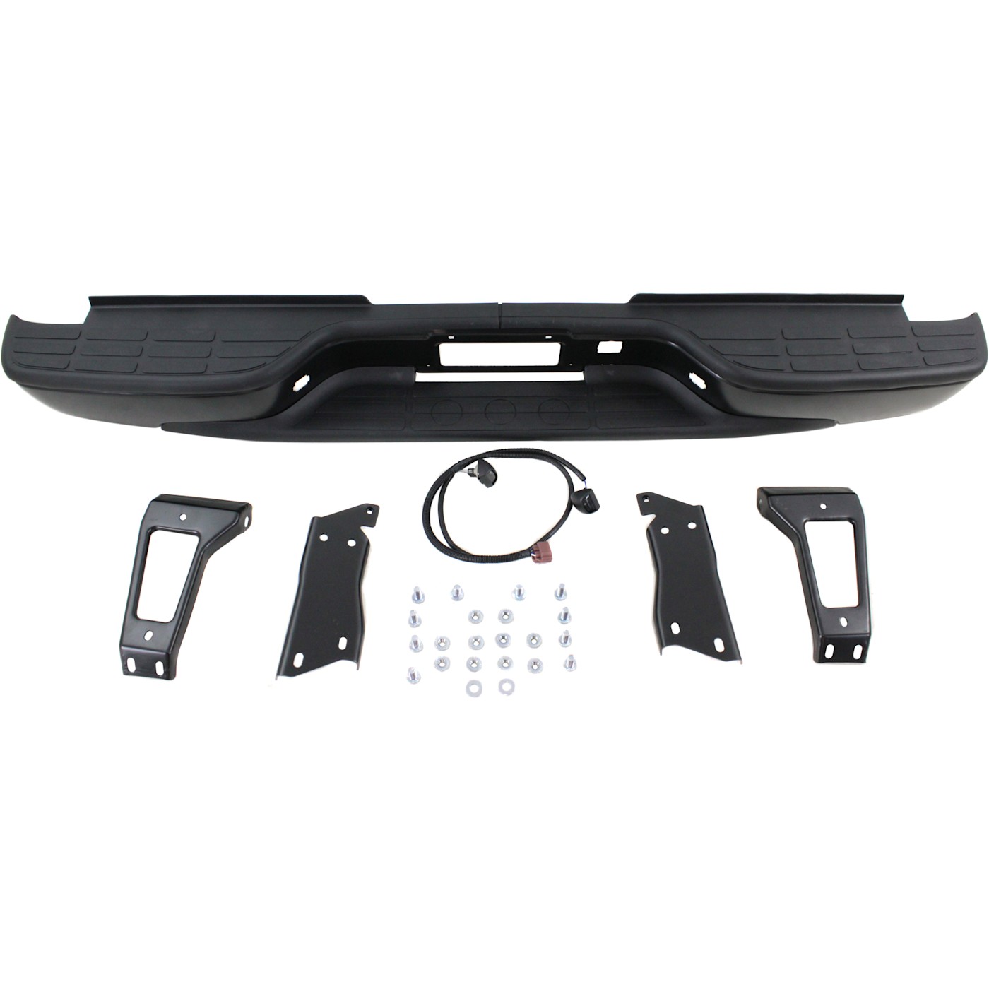 Step Bumper For 20012006 Chevrolet Silverado 2500 HD Sierra 3500 Black