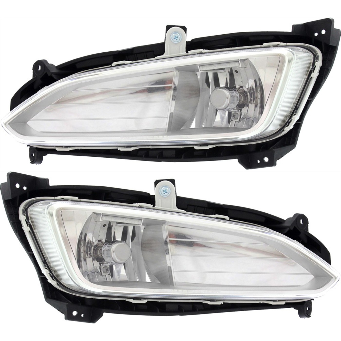 Front Driving Fog Light Lamp Assembly LH RH Kit Pair for Hyundai Sante