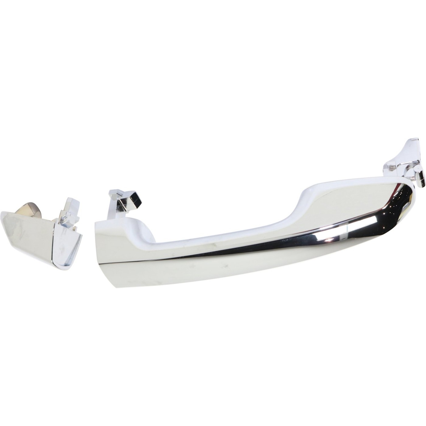 Exterior Door Handle For 2010-2016 Toyota 4Runner Front Chrome Plastic ...