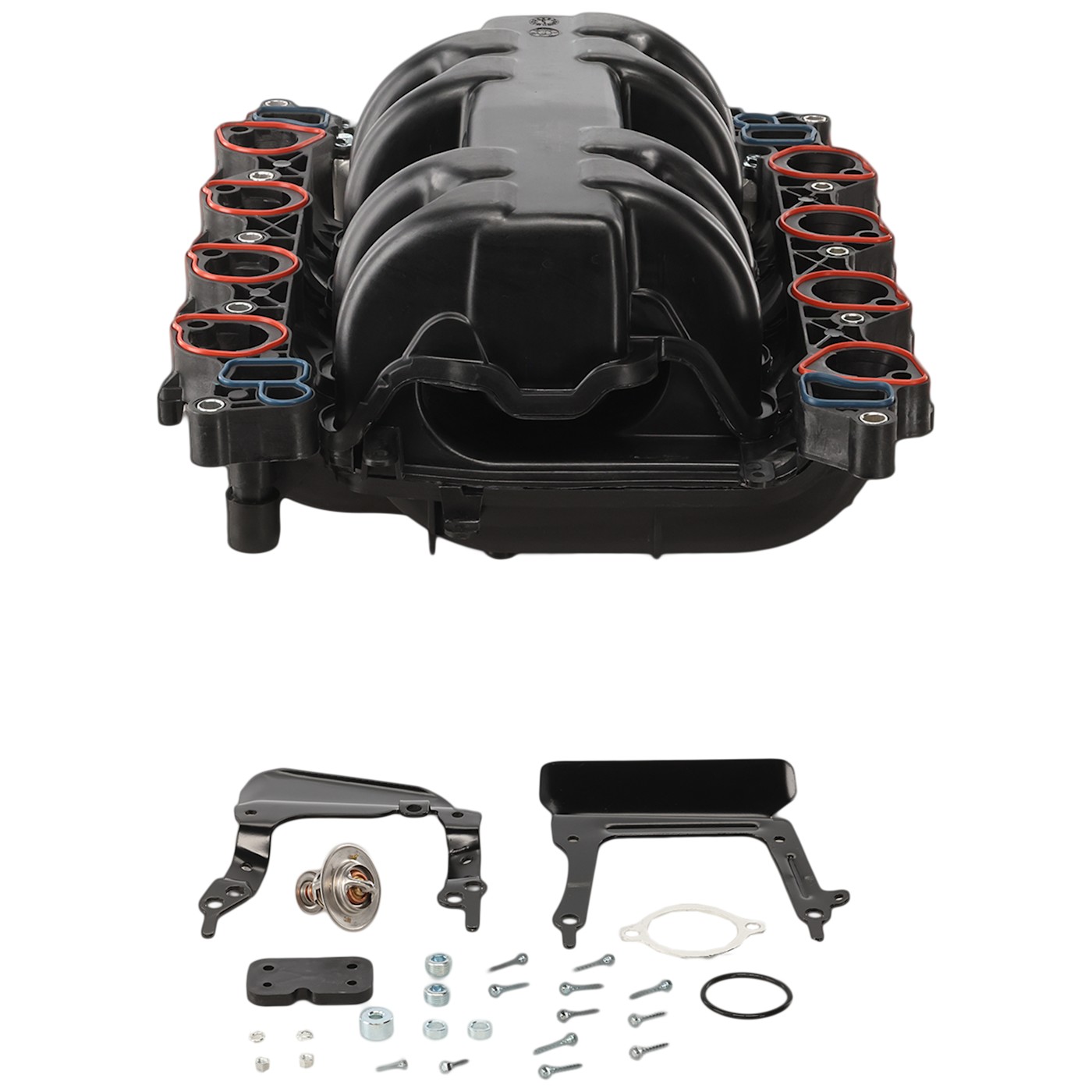 Intake Manifold with Gasket Thermostat ORing For Ford Lincoln Mercury