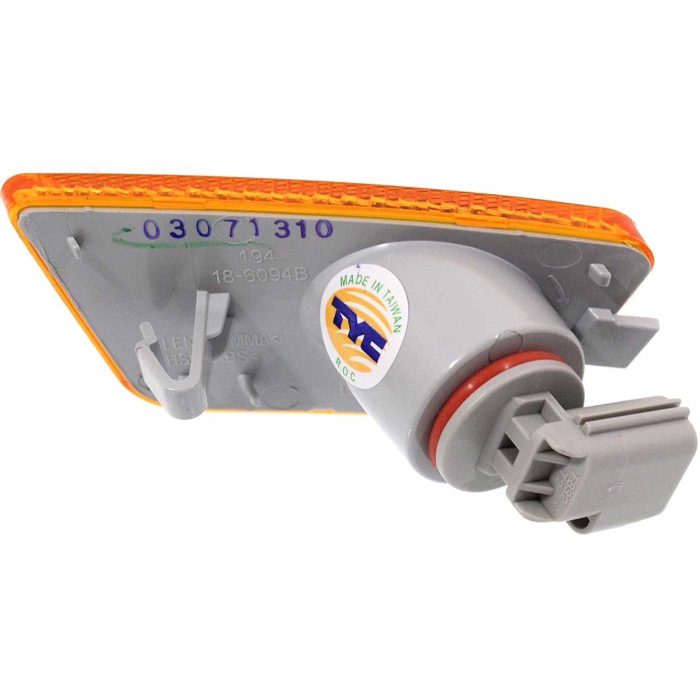 Front Bumper Mounted Side Marker Light Assembly LH RH Pair for Chevy