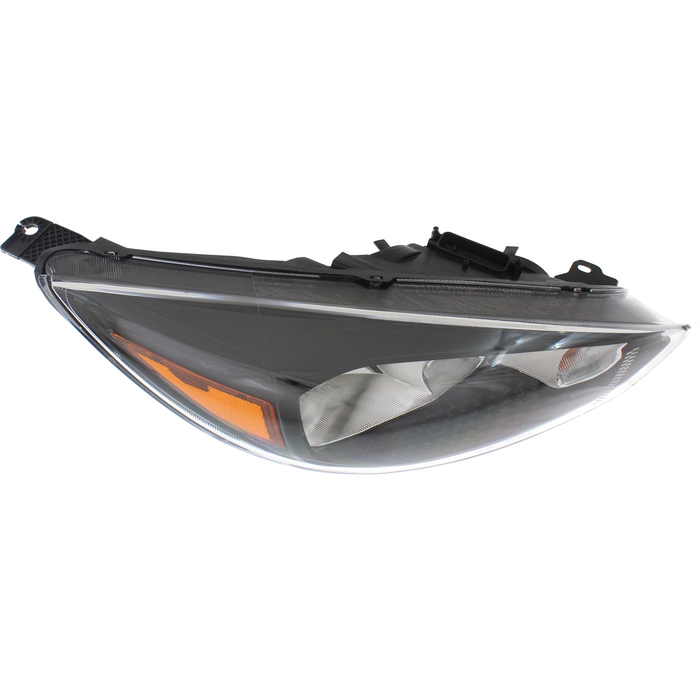 Headlight For 2015 2016 2017 2018 Ford Focus Right Black Housing With