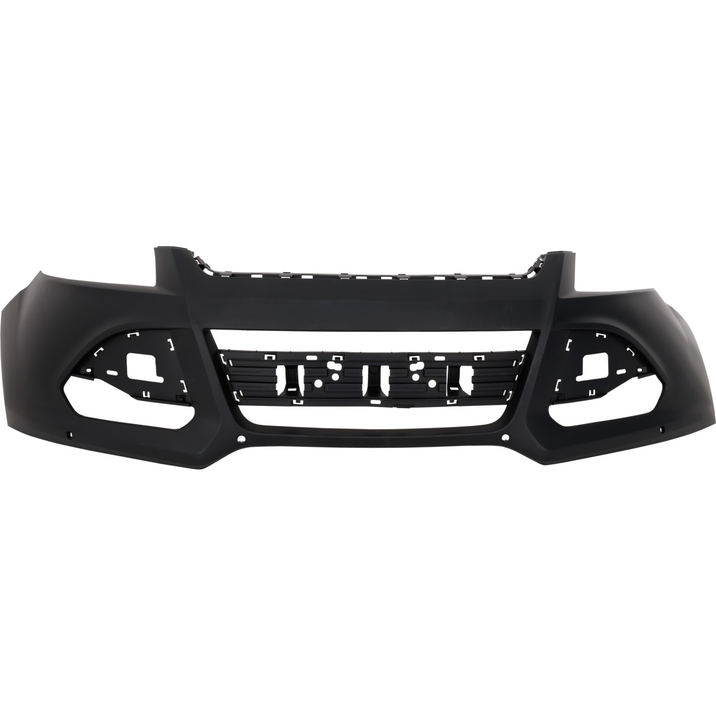 Front Upper Bumper Cover For 2013 2016 Ford Escape W Fog Lamp Holes