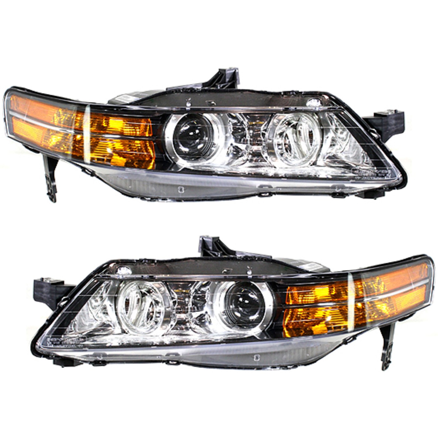 Headlight Set For 20072008 Acura TL Base Model Left and Right 2Pc eBay