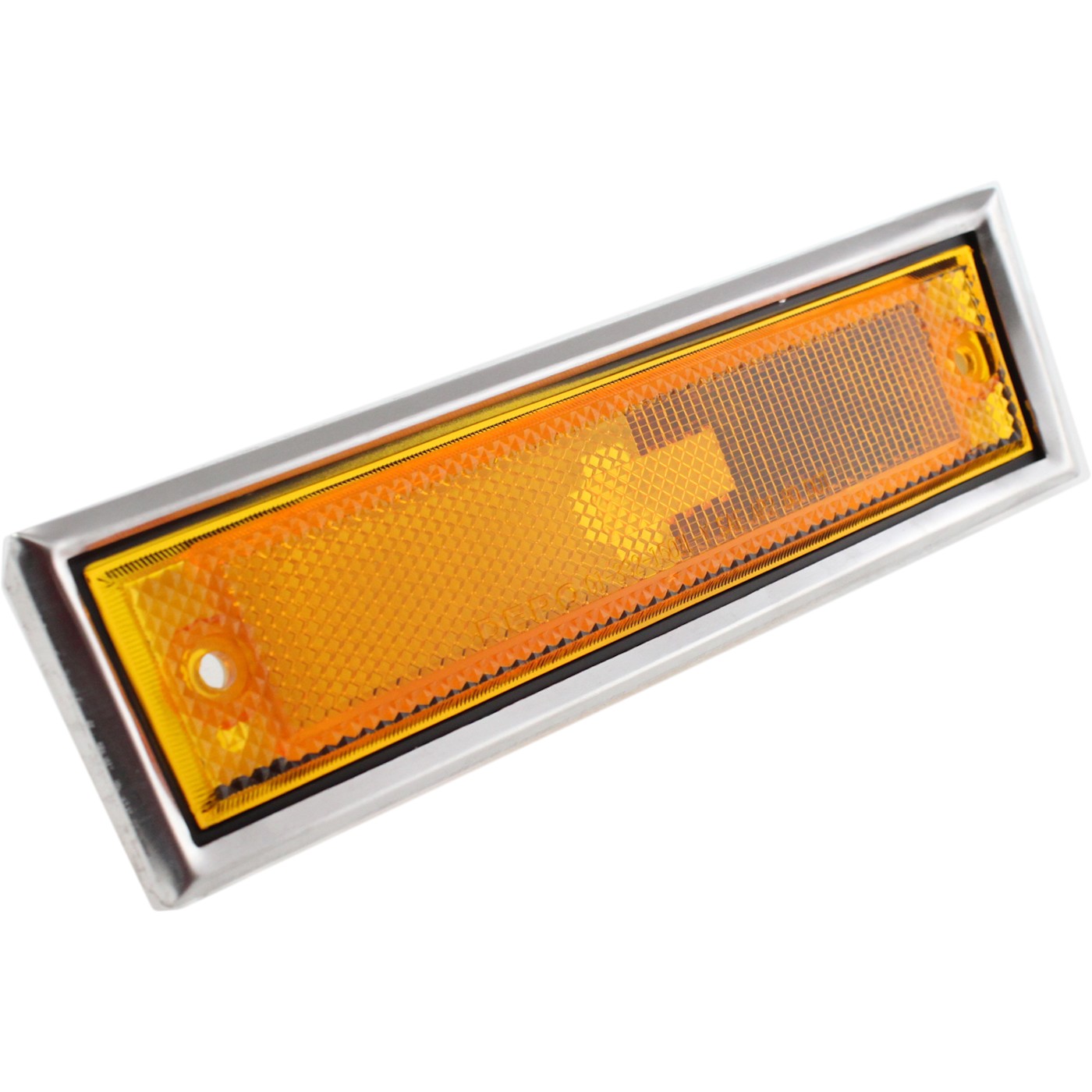 New Pair Front Signal Side Marker Light w/ Chrome 8191 GMC Chevy