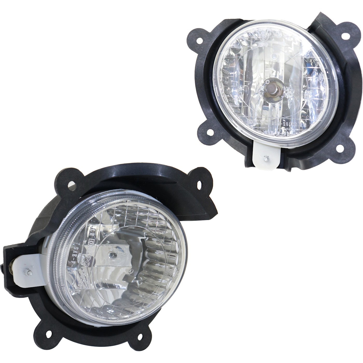 Set of 2 Clear Lens Fog Light For 2004-06 Kia Spectra LH /& RH CAPA w// Bulbs