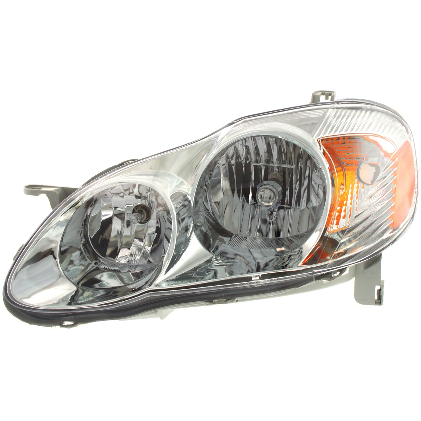 Headlight Set For 20032004 Toyota Corolla S Sedan Left and Right With Bulb 2Pc eBay
