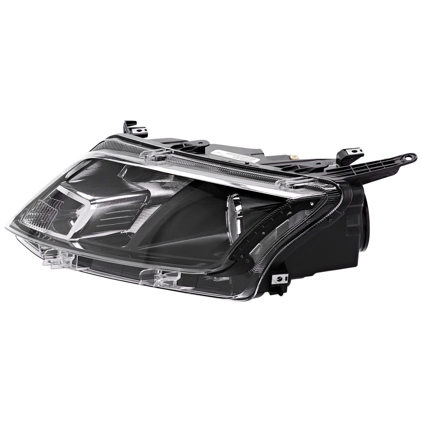 Headlight For 2010 2011 2012 Ford Fusion Left Black Housing With Bulb