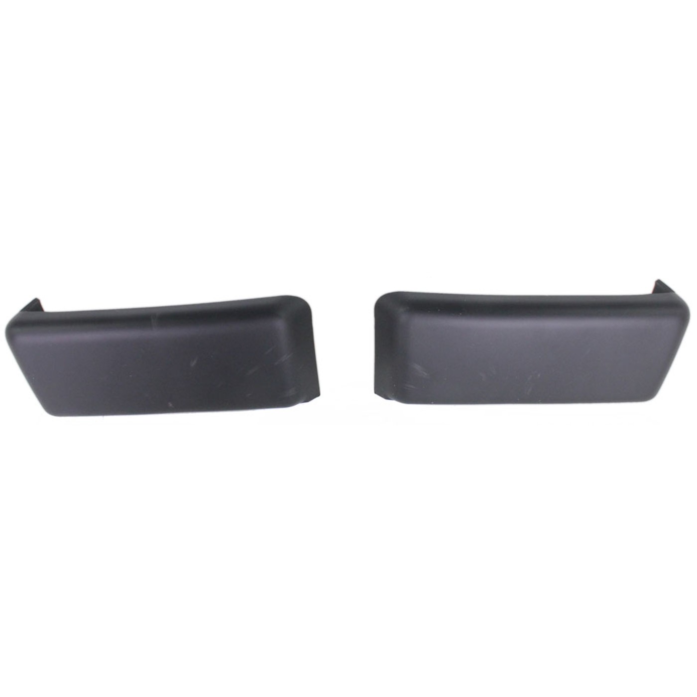 Front Bumper Pad Guard Insert Pair LH & RH Sides Textured Black for
