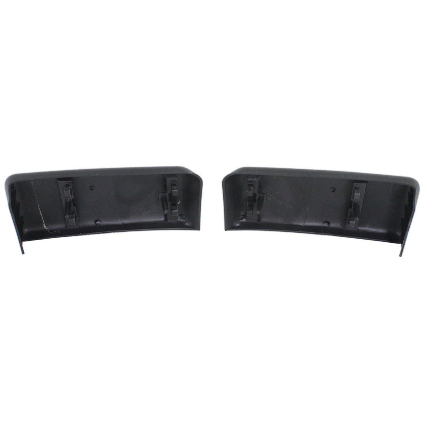 Front Bumper Pad Guard Insert Pair LH & RH Sides Textured Black for