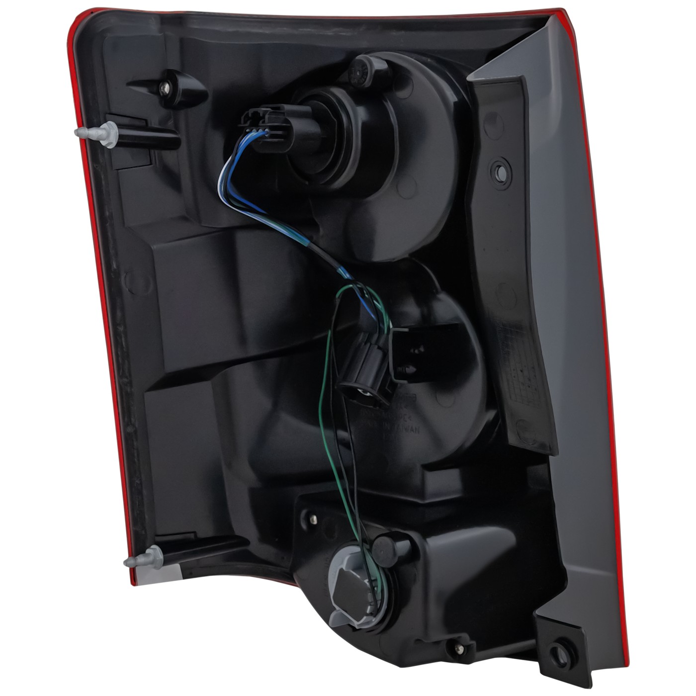 Tail Light for 20112015 Dodge Grand Caravan Passenger Side Red & Clear