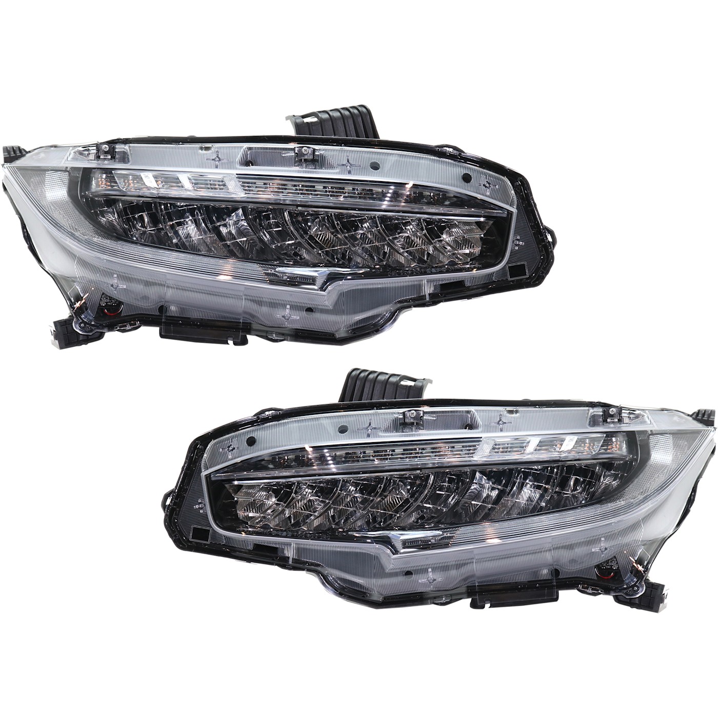 Led Headlight For 2016 2018 Honda Civic Pair Lh And Rh Ebay