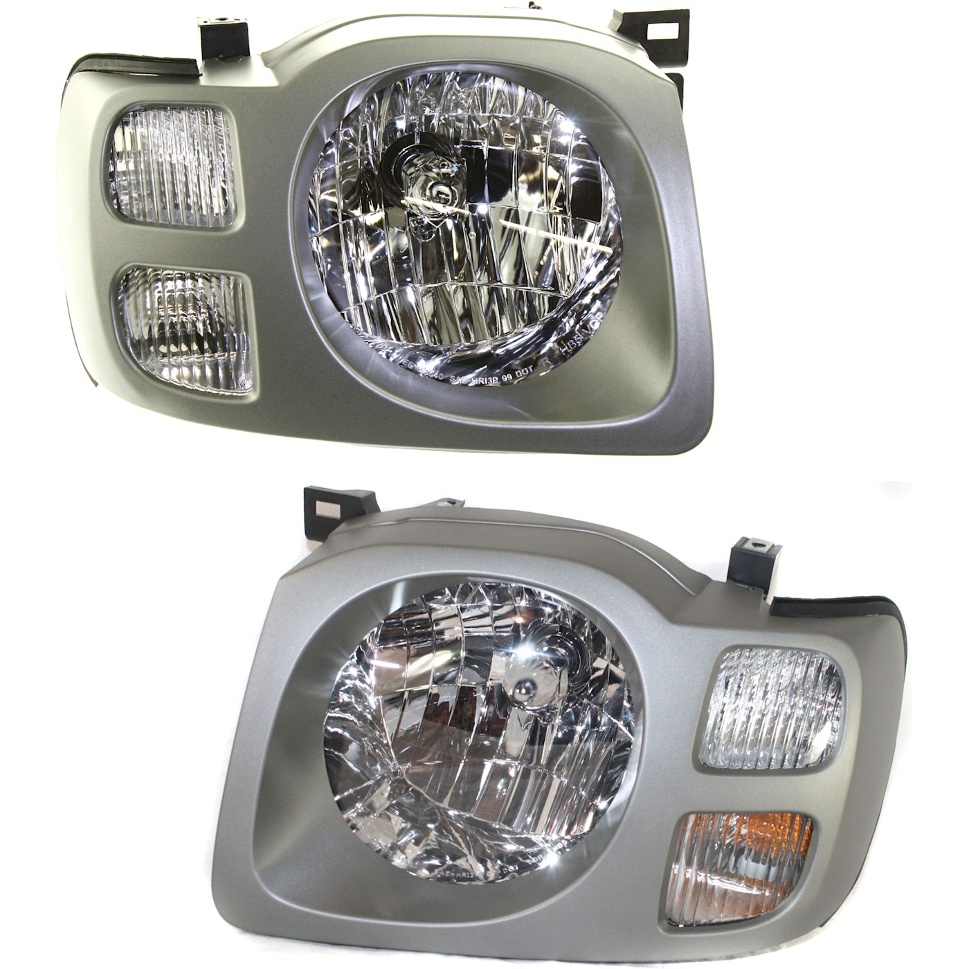 Headlight Set For 2002 2003 2004 Nissan Xterra SE Left and Right With
