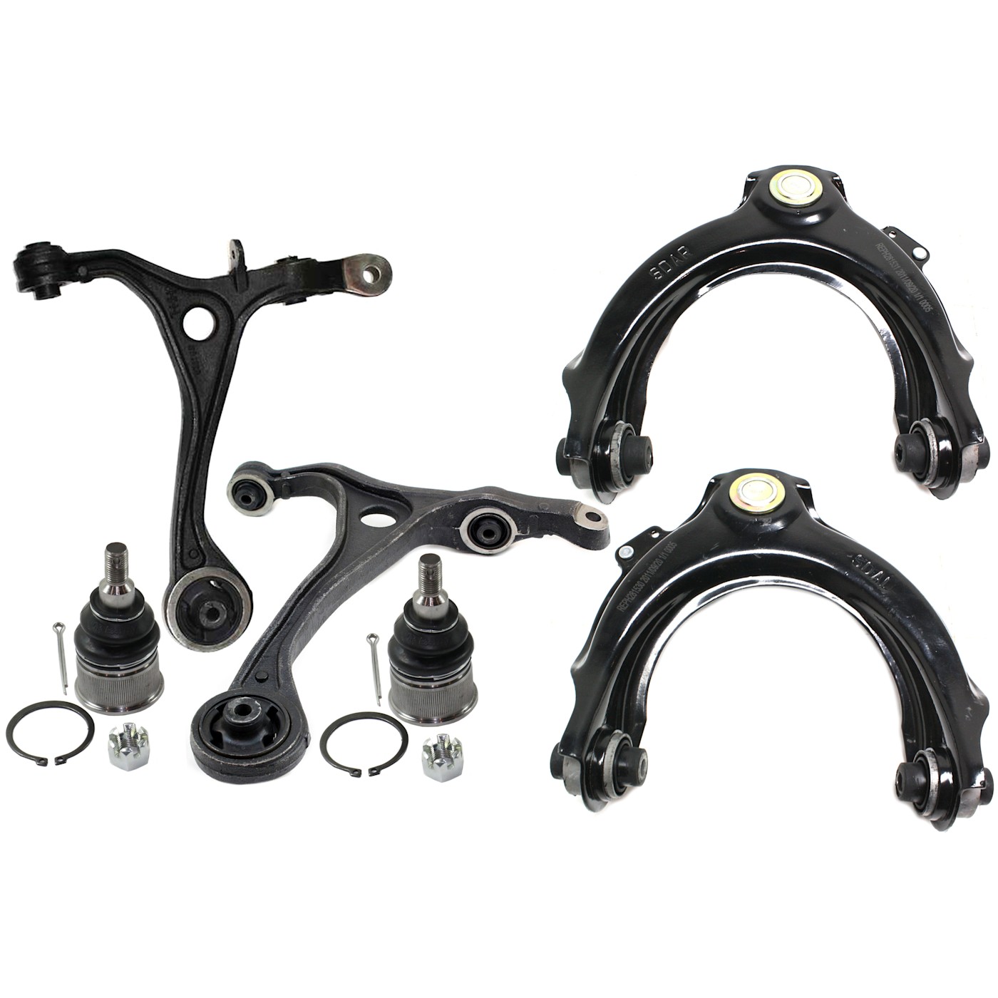 Control Arm Kit For 20032007 Honda Accord Ball Joint Set of 6 Left and