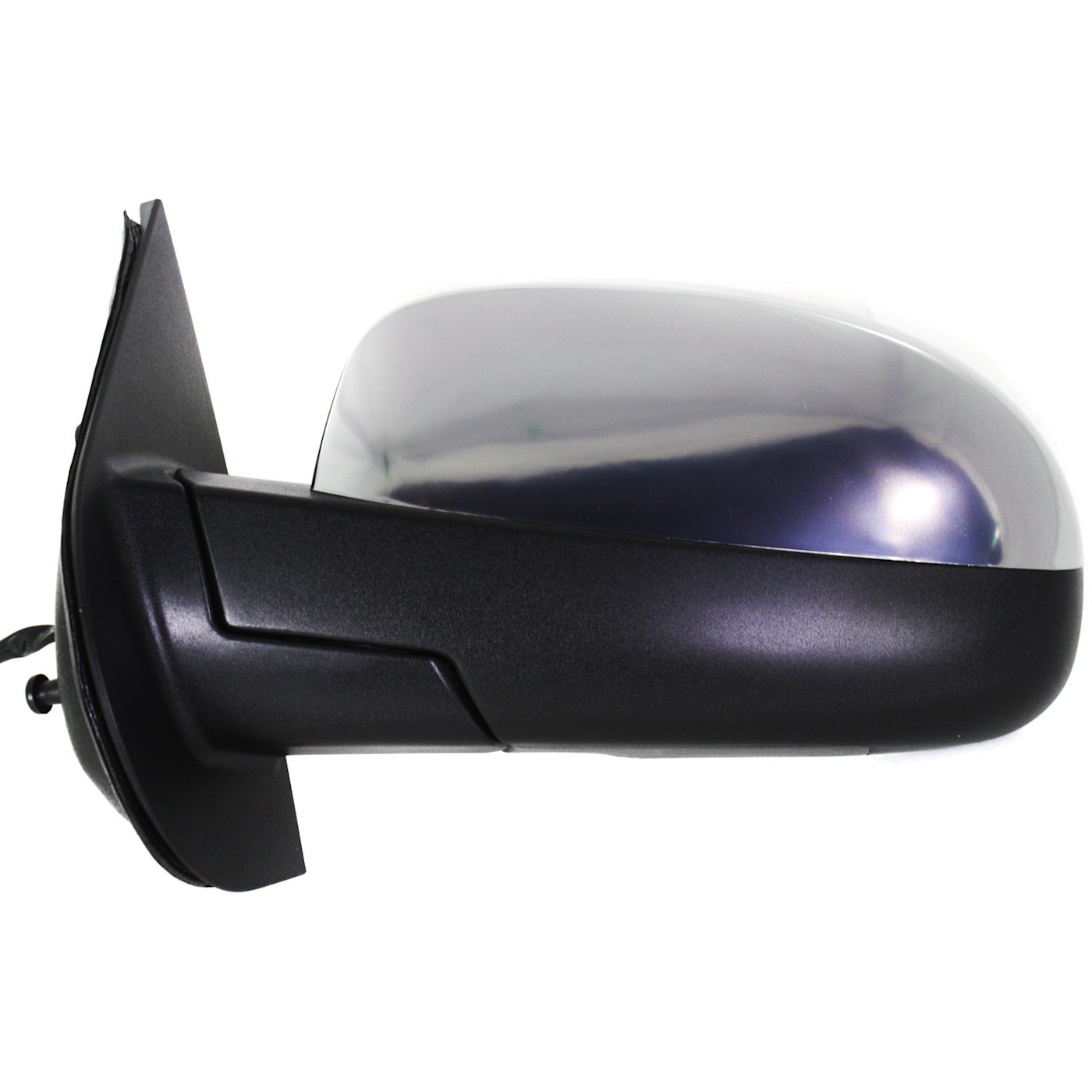 Side View Mirrors Power Heated Chrome Cap Left & Right Pair Set for