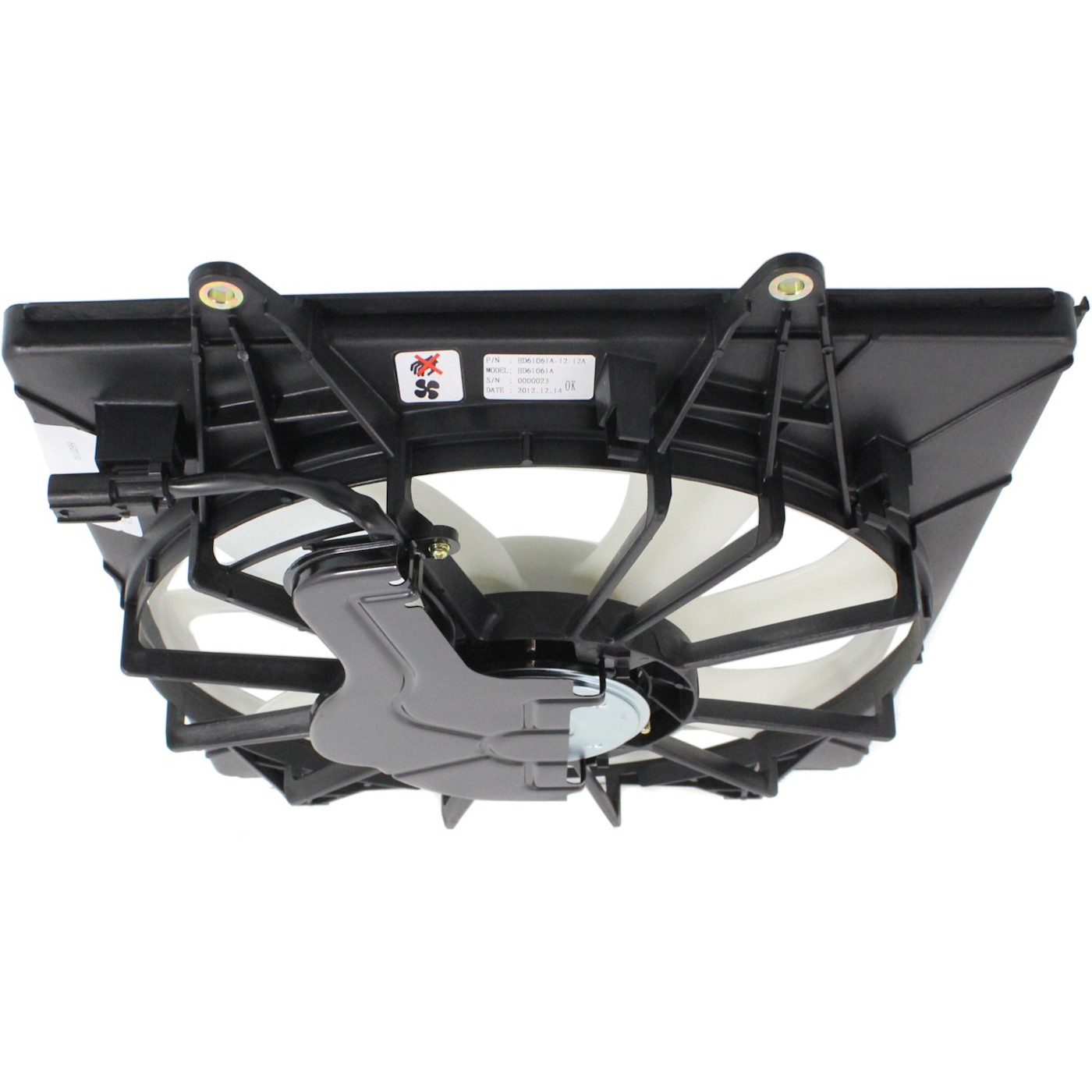 Radiator Cooling Fan w/ A/C Condenser Fan For 20112016 Honda Odyssey