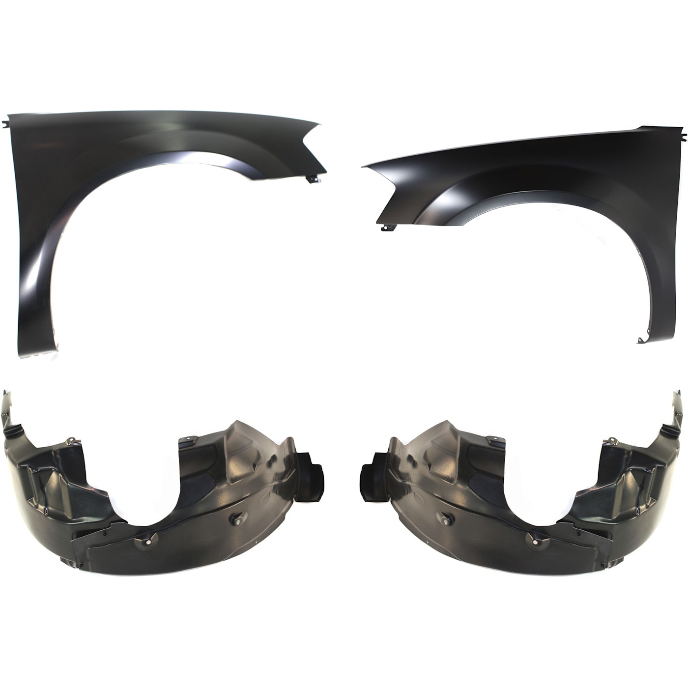 Fender and Fender Liner For 20082010 Dodge Avenger Kit Front Left and