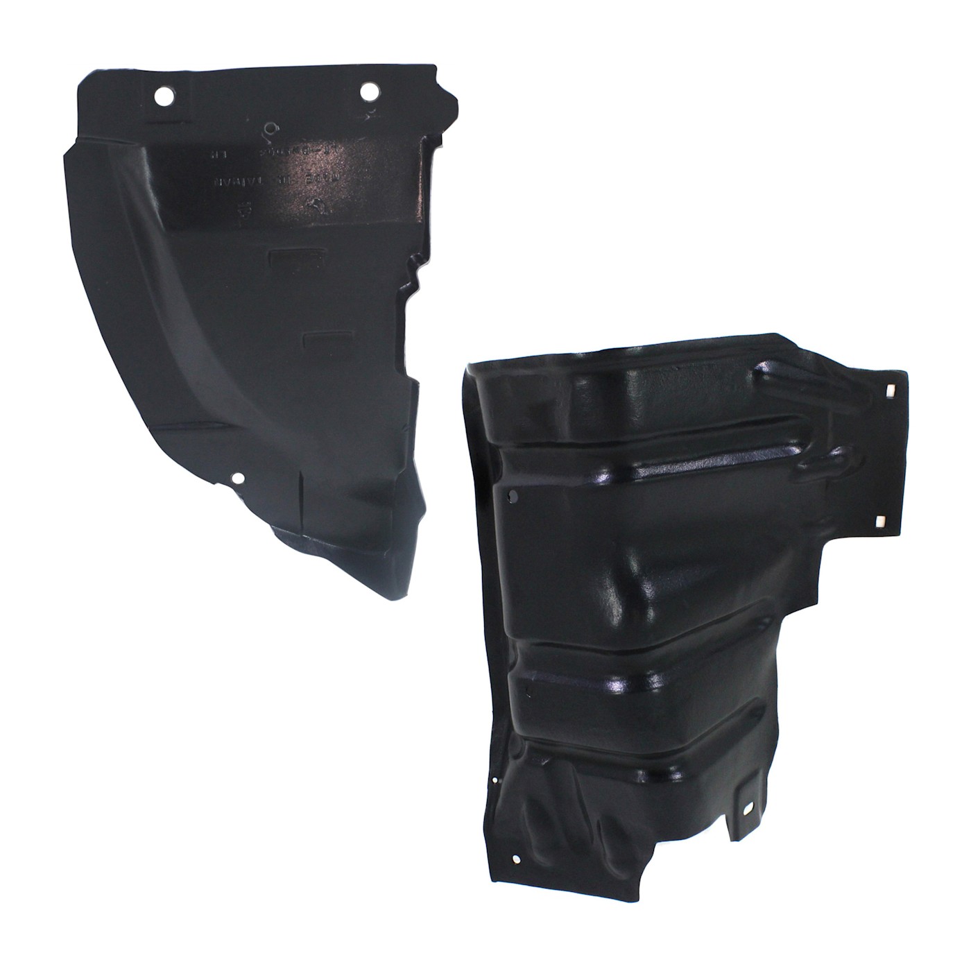 New Engine Splash Shields Set of 2 Driver and Passenger Side LH RH