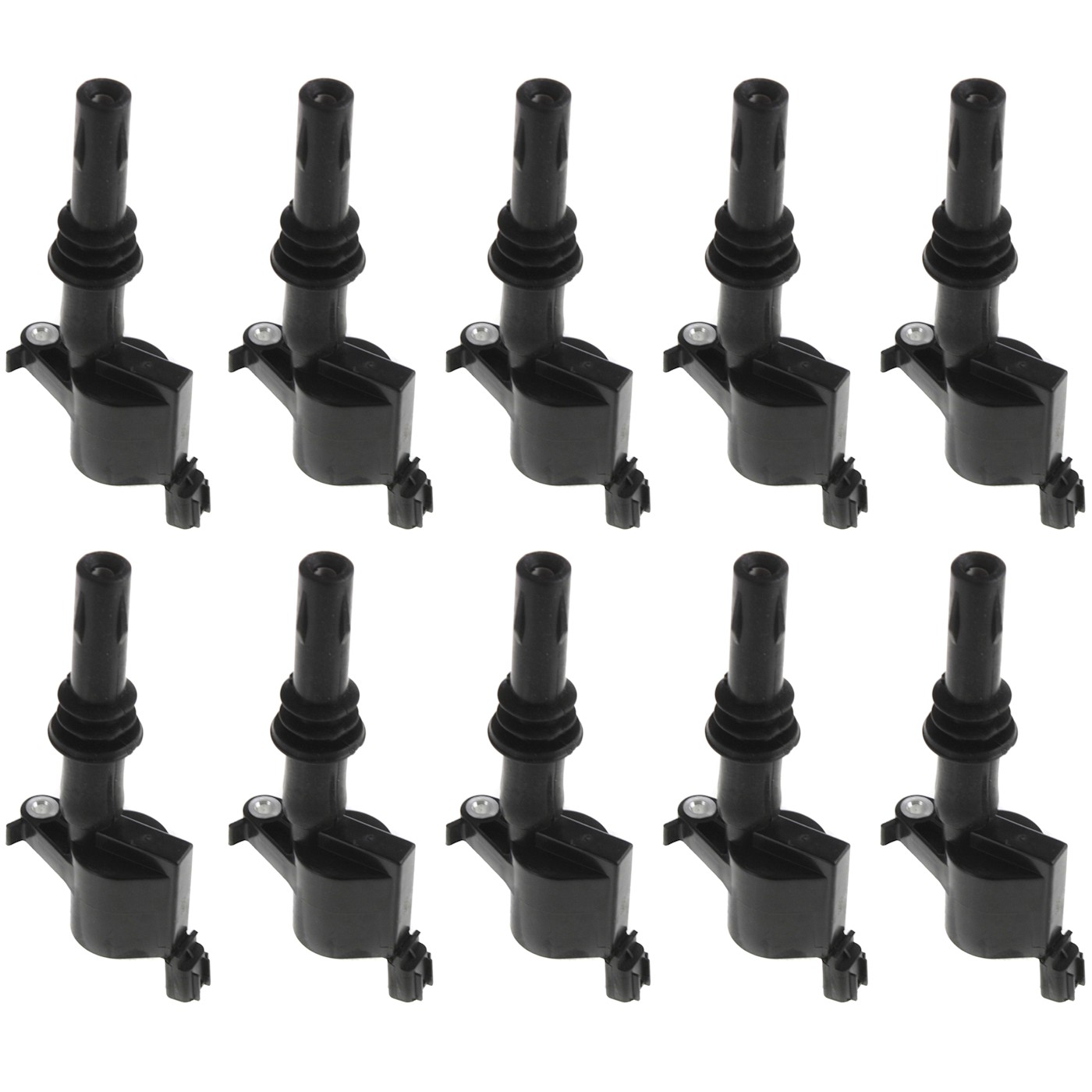 Spark Ignition Coil Pack Kit Set of 10 for Super Duty V10 6.8L F250