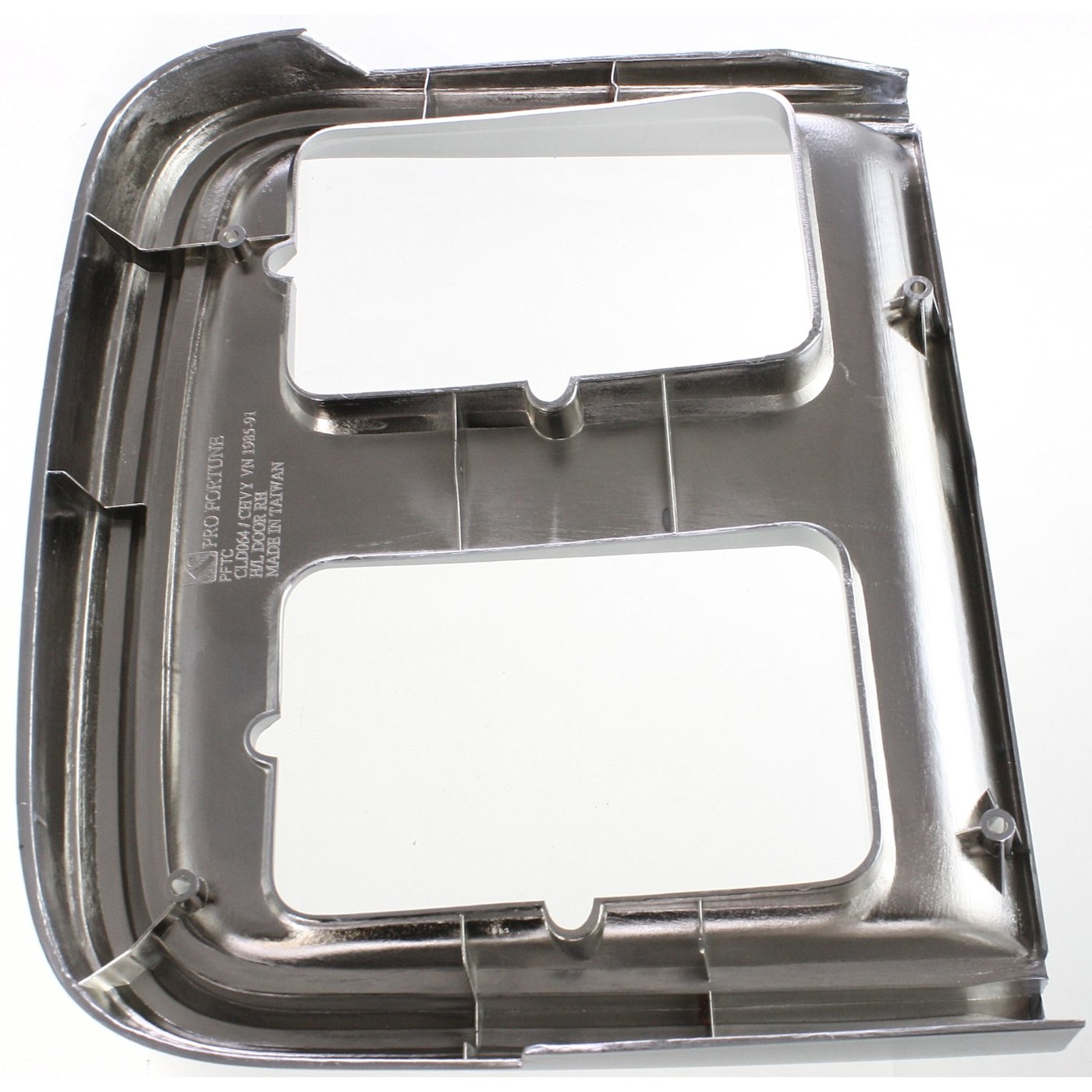 CHROME HEADLIGHT TRIM Bezel For Dual Headlights Pair Set For 8591 GMC