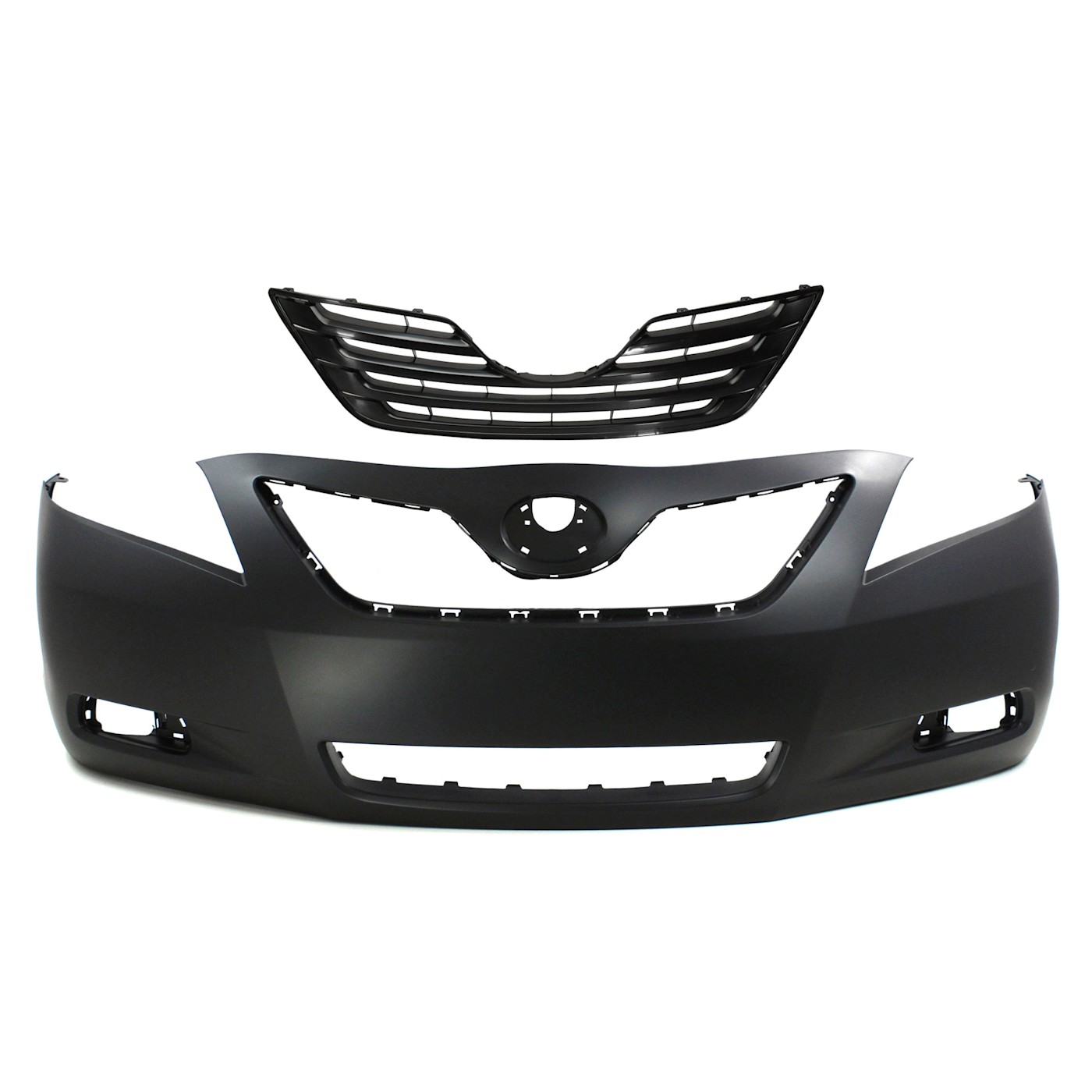 Evan-Fischer Front Bumper Cover Kit For 2007-2009 Toyota Camry – Primed, Pair