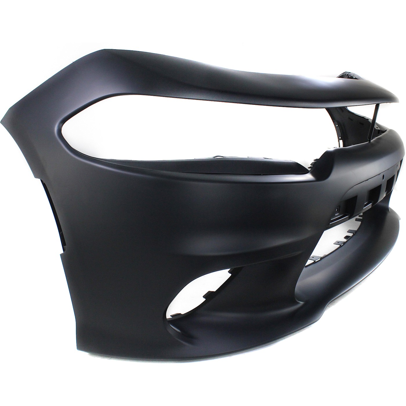 Primed Front Bumper Cover For 2015-2020 Dodge Charger (SE, RT, SXT) - Ready For Paint
