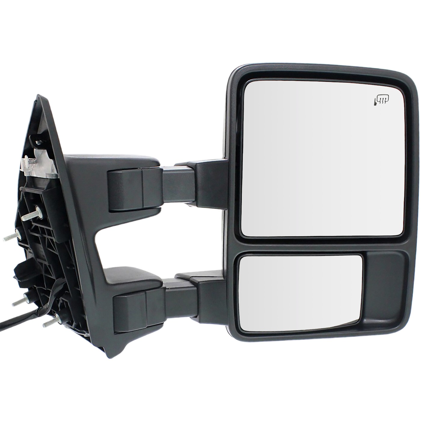 Espejo Retrovisor Manual Plegable Derecho Para Ford F-250 Super Duty 2008-2012 - Con Cristal Punto Ciego