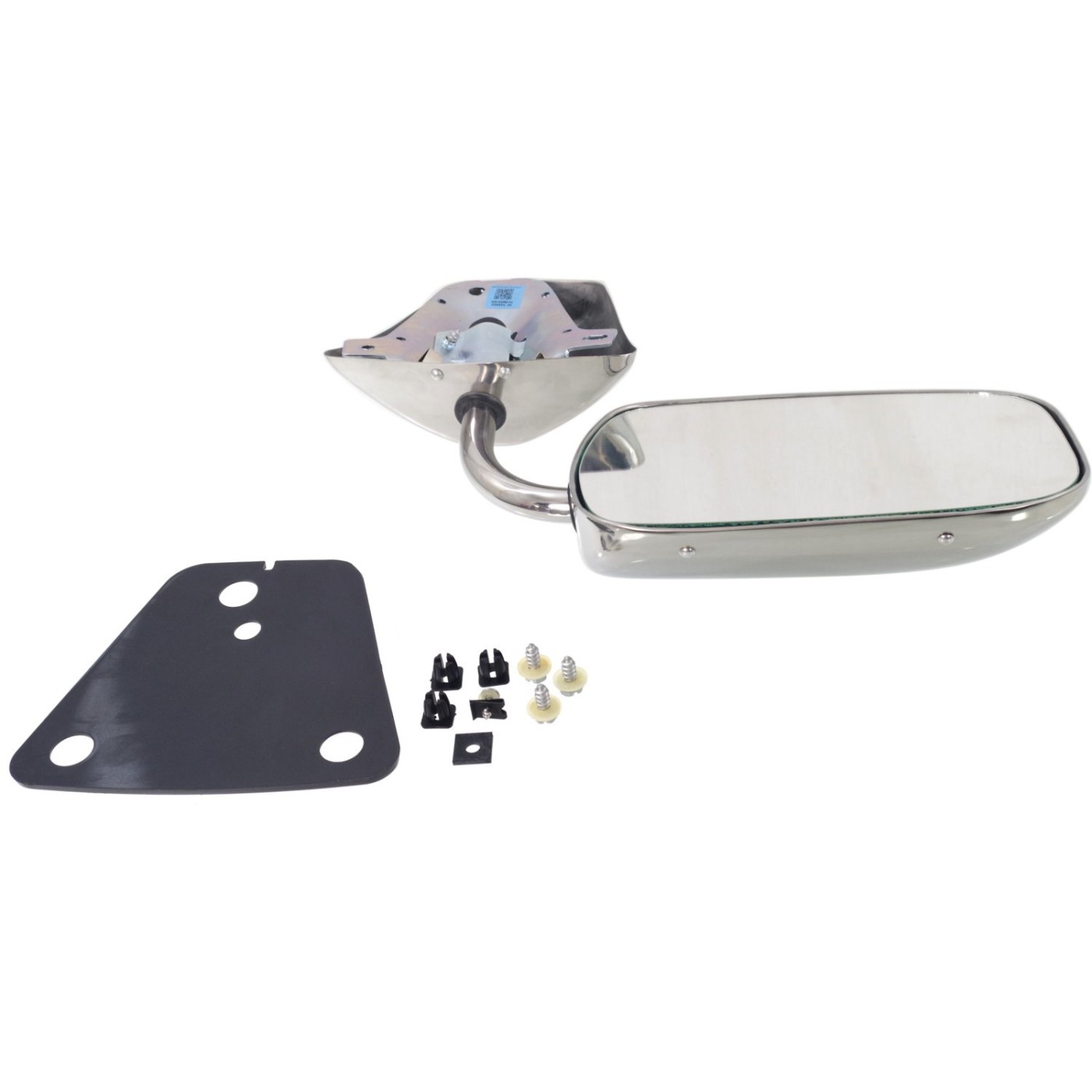 Stainless Steel Manual Side View Mirrors LH & RH Pair Set for Chevy ...