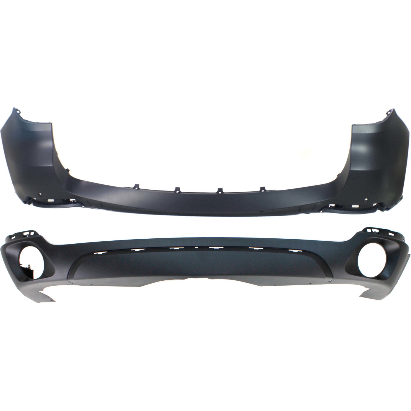 51127384332, 51127384334 New Bumper Covers Fascias Set Of 2 Rear Upper ...