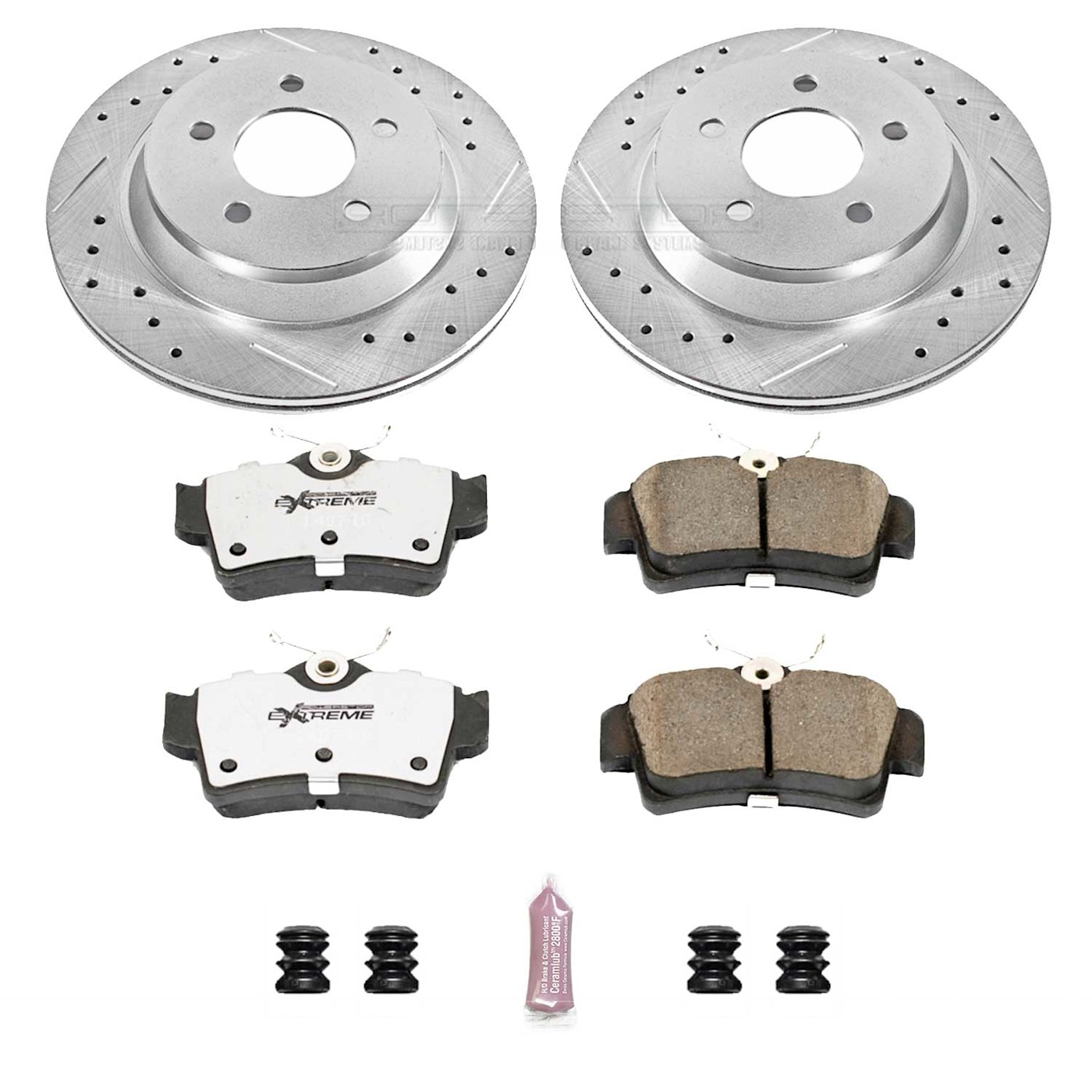 Power Stop Rear Left Autospecialty Caliper w/Bracket | 2005-2014 Ford Mustang (L4926) main image 0