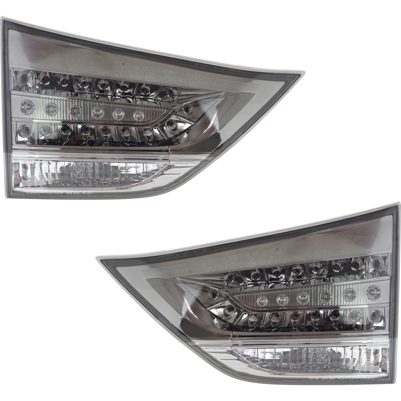 Задний фонарь для Toyota Sienna 2011-2017 годов выпуска, комплект из 2-х внутренних фонарей со стороны водителя и пассажира