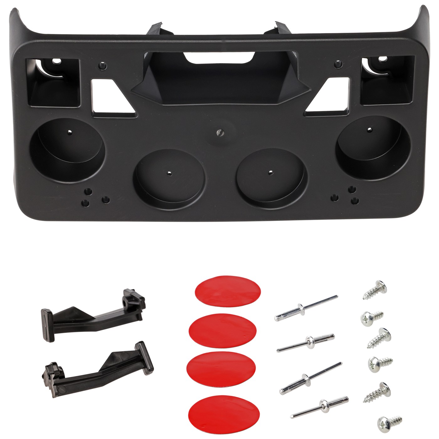 Кронштейн номерного знака для 19-23 моделей Chevy Camaro Front Coupe Black LT/LT1