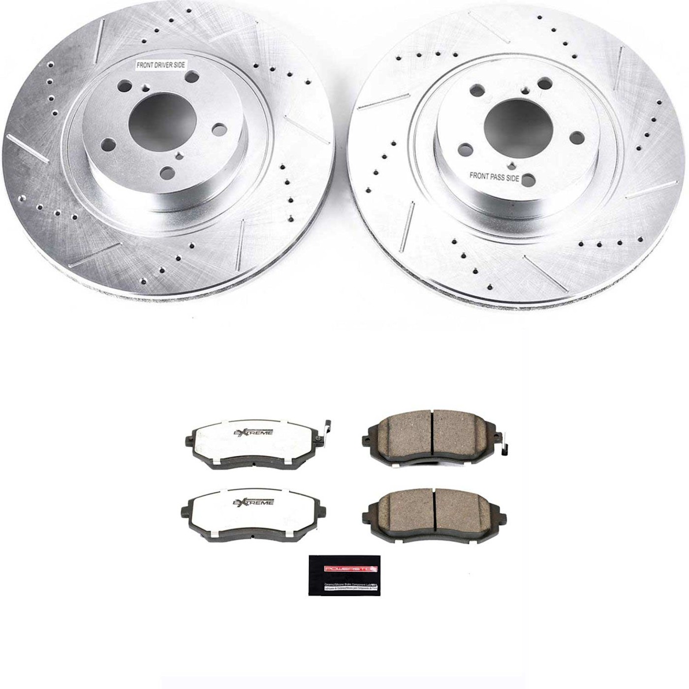 Power Stop Rear Autospecialty Brake Kit w/Calipers | 2005-2009 Subaru Legacy (KCOE219) main image 0