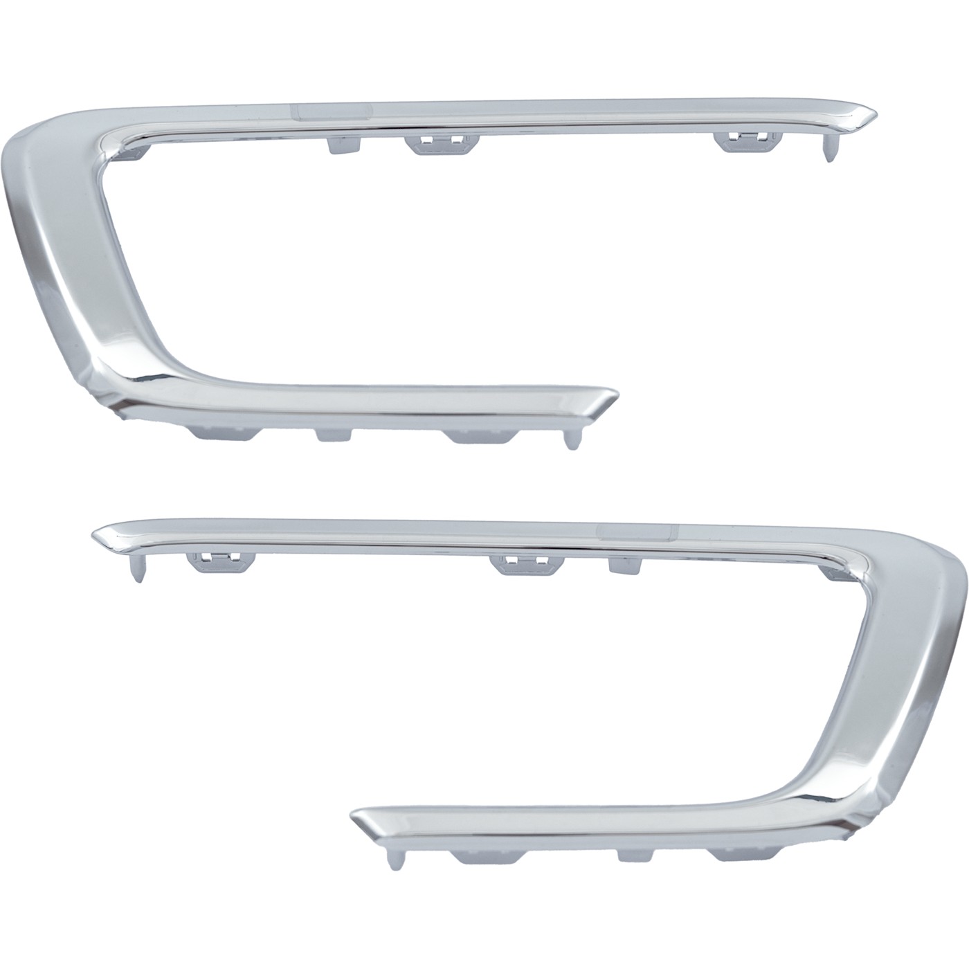 Pair Fog Light Trims Driving Lamp Set of 2 Driver & Passenger Side Left Right