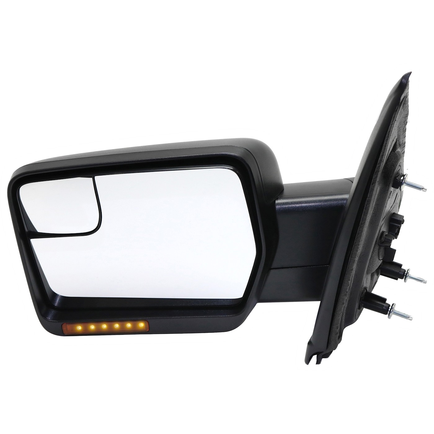 Mirror Set For 2011-2014 Ford F-150 Left and Right Manual Folding Power Heated - Picture 11 of 12