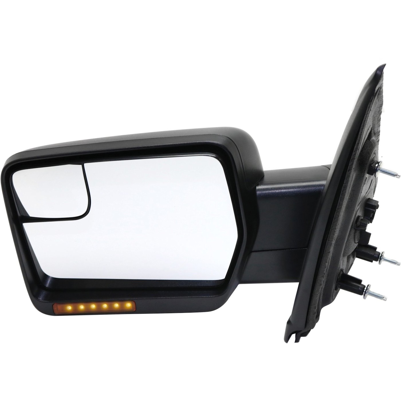 Mirror Set For 2011-2014 Ford F-150 Left and Right Manual Folding Power Heated - Picture 2 of 12
