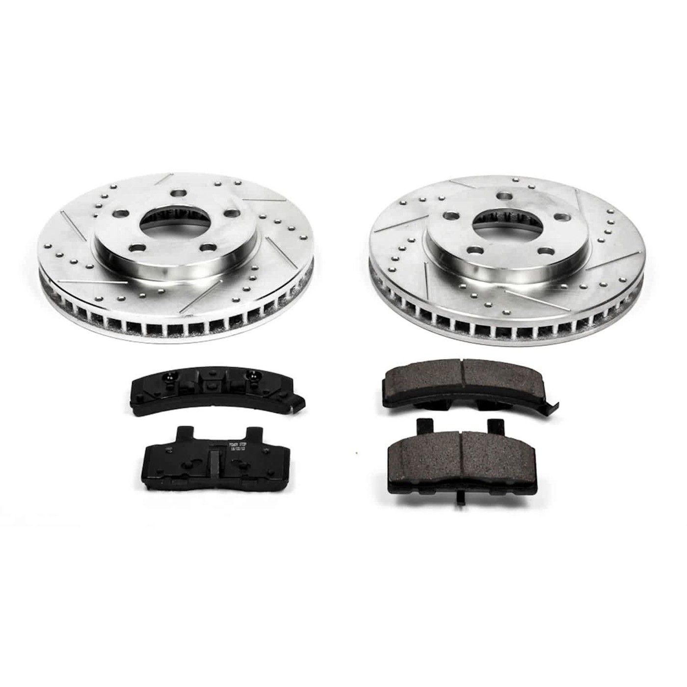 Powerstop K3132 2-Wheel Set Brake Disc and Pad Kits Front for De Ville Cadillac - Picture 3 of 3