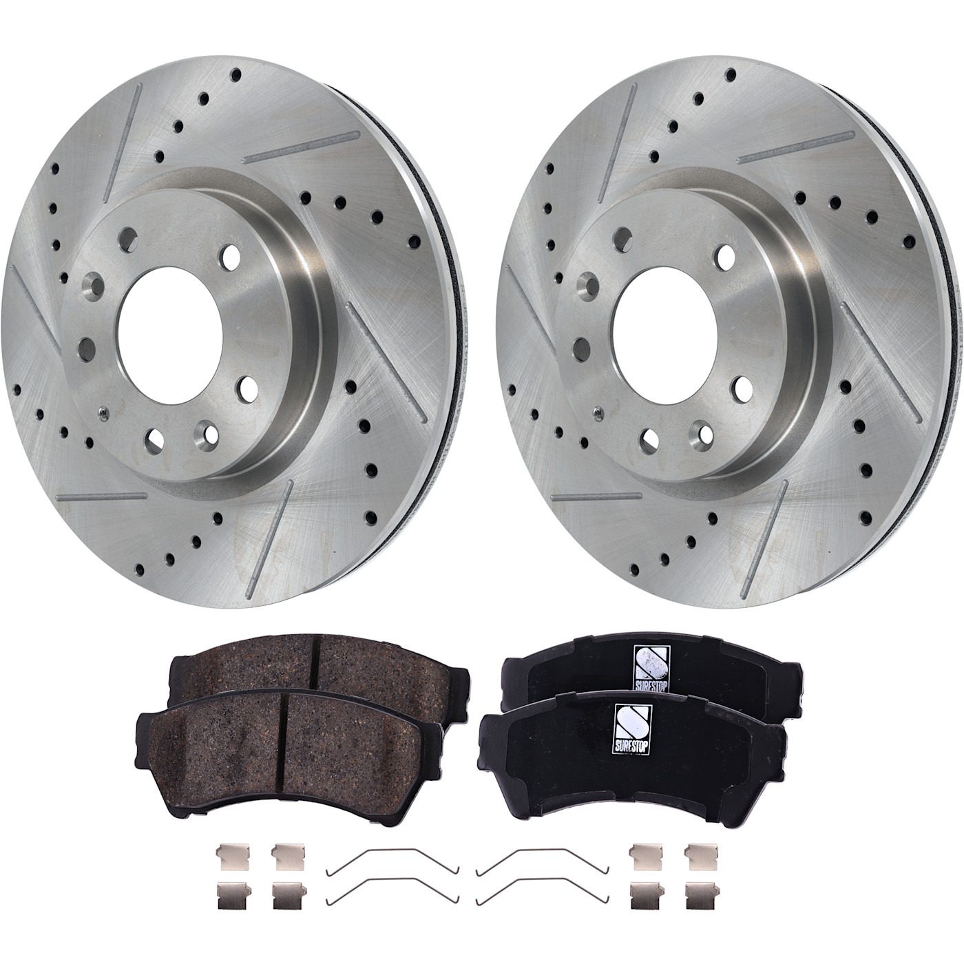 Front Brake Disc Rotors and Pads Kit for Mazda Lincoln MKZ Ford Fusion Milan