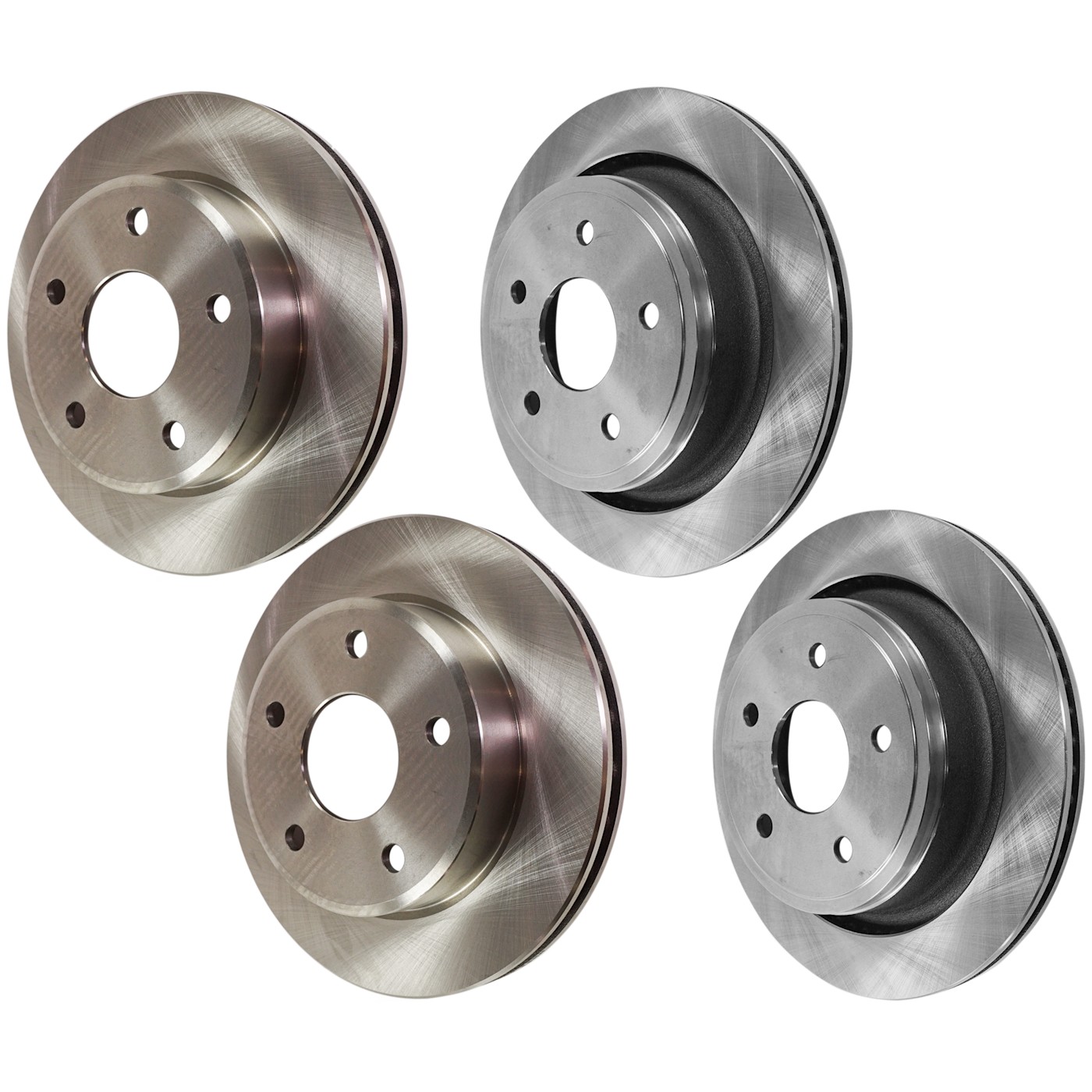Front & Rear Brake Disc Rotors For Dodge Dakota 2010