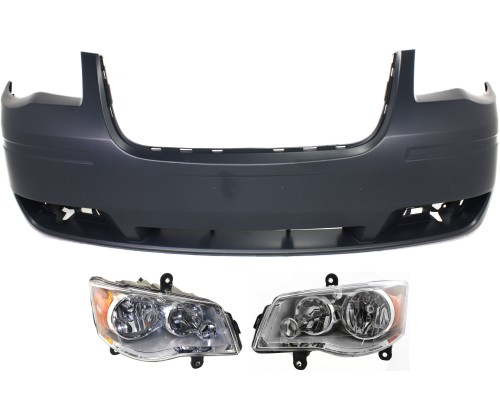 Bumper Cover Kit For 20082010 Chrysler Town and Country