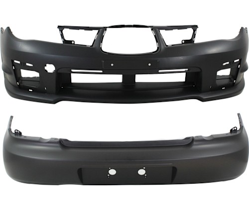 Rear Bumper Cover For 2004-2007 Subaru Impreza Sedan Primed