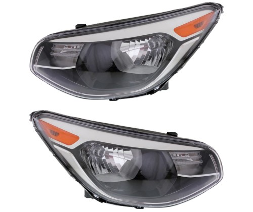 Headlight Set For 2014-2016 Kia Soul Left and Right With Standard Type ...