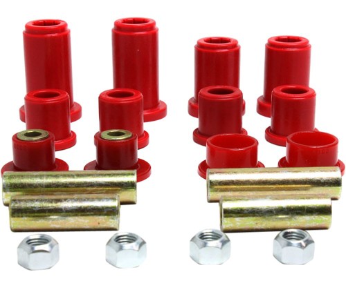 GM Energy Suspension Control Arm Bushing Kit 3.3172R; Red for Chevy