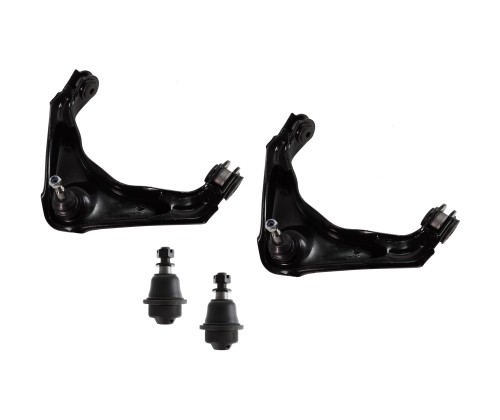 NEW 4pc Kit: 2 Front Upper Control Arms + Ball Joints for Chevy