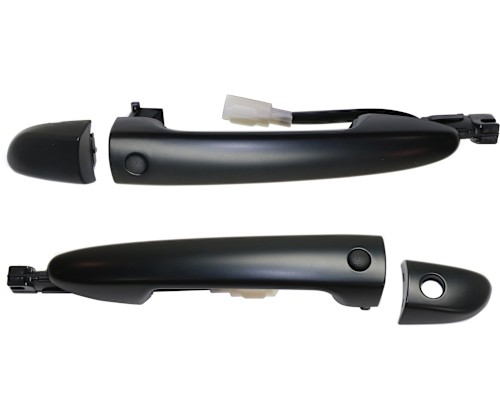 New Set of 2 Exterior Door Handles Front Driver /& Passenger Side LH RH Pair