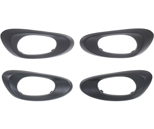 Door Handle Inside Trim Bezel Compatible with Trailblazer 2002-2009 Right Passenger Side RH Black