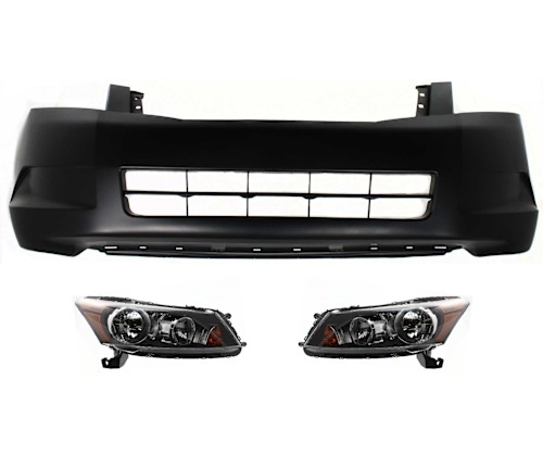 fits 2008 2009 2010 Honda Accord Sedan Front Bumper Painted HO1000254