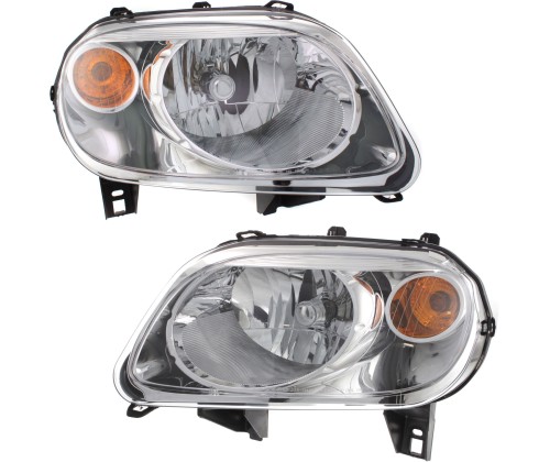 Headlight Set For 2006-2011 Chevrolet HHR Driver and Passenger Side w