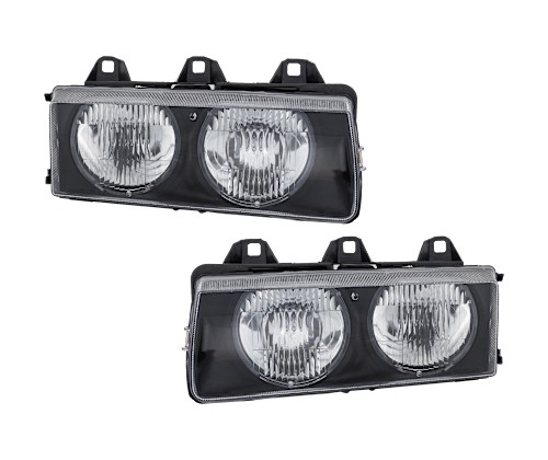 Headlight Set For 98-99 BMW 323i 96-99 328i Driver